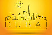 54 Different World Cities Skyline, an Outline Icon by Kursat Unsal (Thumbnail 5 of 7)