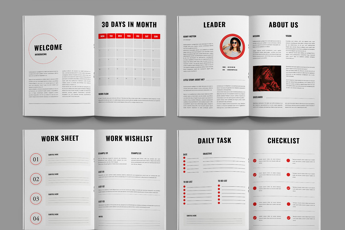 Lead Magnet Workbook Template, a Stationery Template by ContestDesign (Photo 2 of 3)