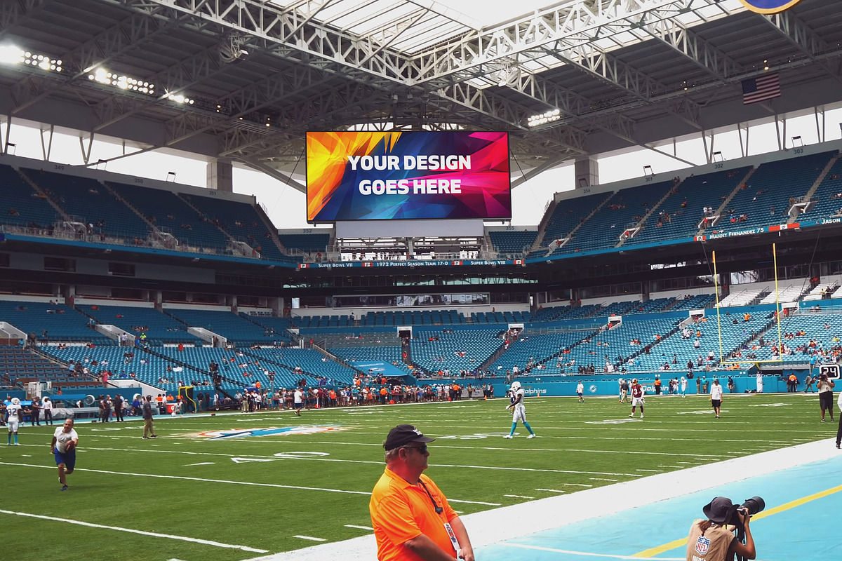 24 PSD NFL Stadium Mockup #1, a Mockup by Laura (Photo 12 of 25)