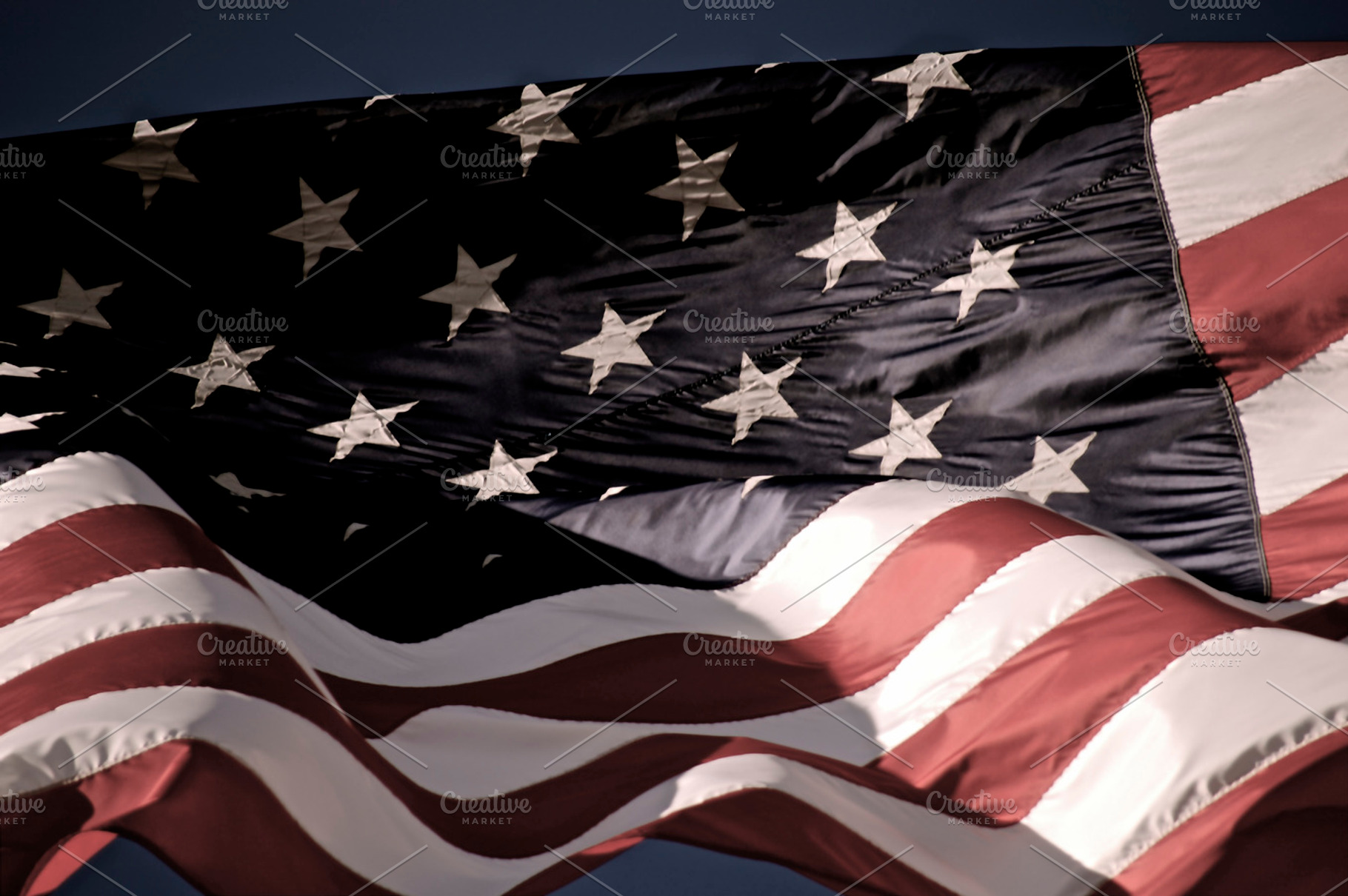 Esprit americana vintage featuring american, flag, and stars
