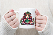 Funny Old Lady Christmas Sublimation, an Illustration by Designking (Thumbnail 3 of 4)