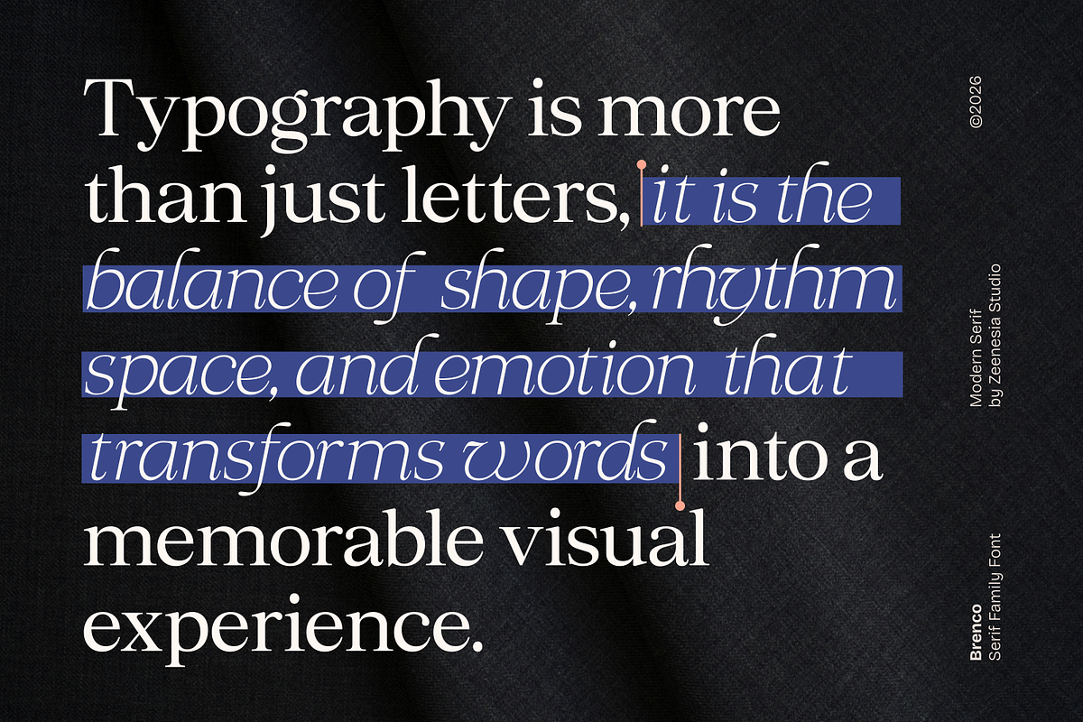 Brenco, a Serif Font by zeenesia (Photo 13 of 17)