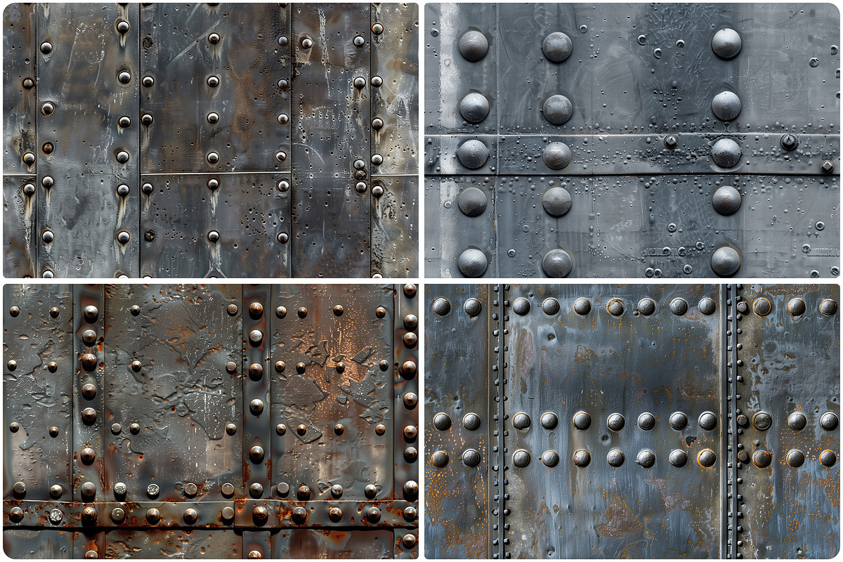 30 Iron Rivets Wall Textures, a Texture Graphic by Textures & Backgrounds
