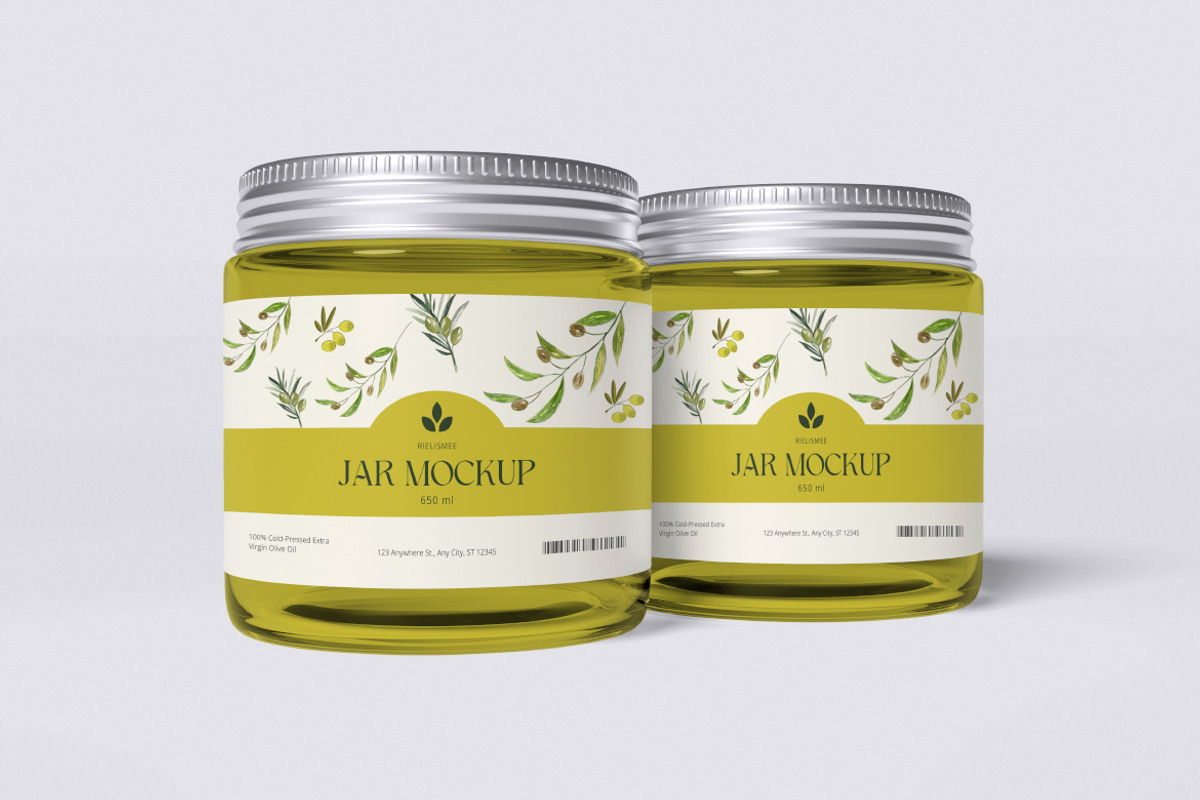 Jar Mockup Bundle Set, a Packaging Mockup by Rielismee (Photo 4 of 5)