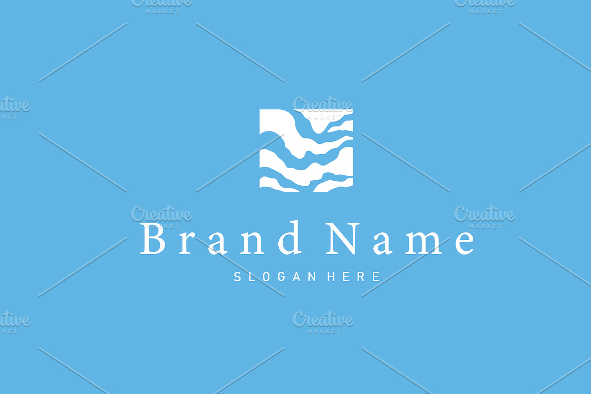 Modern Ocean Wave Logo Design, a Branding & Logo Template by Maylianaw28 (Photo 2 of 2)