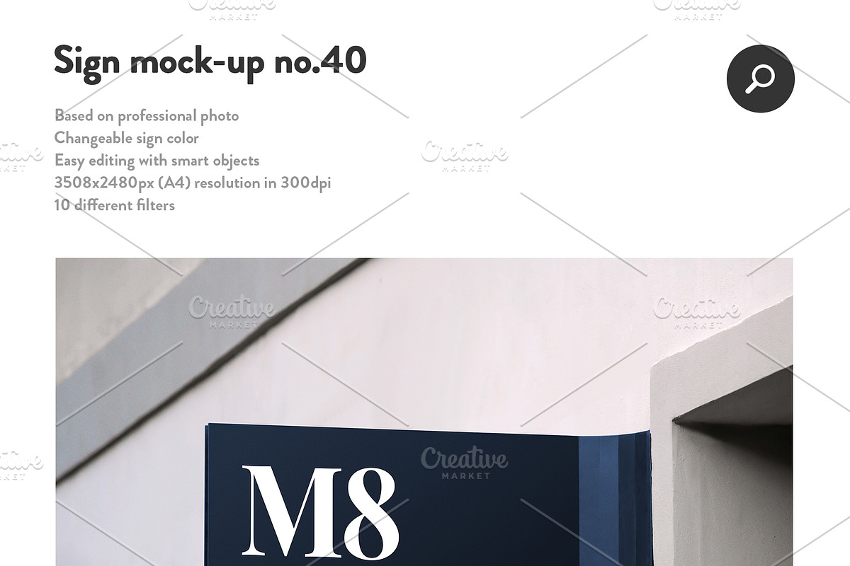 50 sign facade signboard logo mock, a Product Mockup by PrintPixel (Photo 42 of 53)