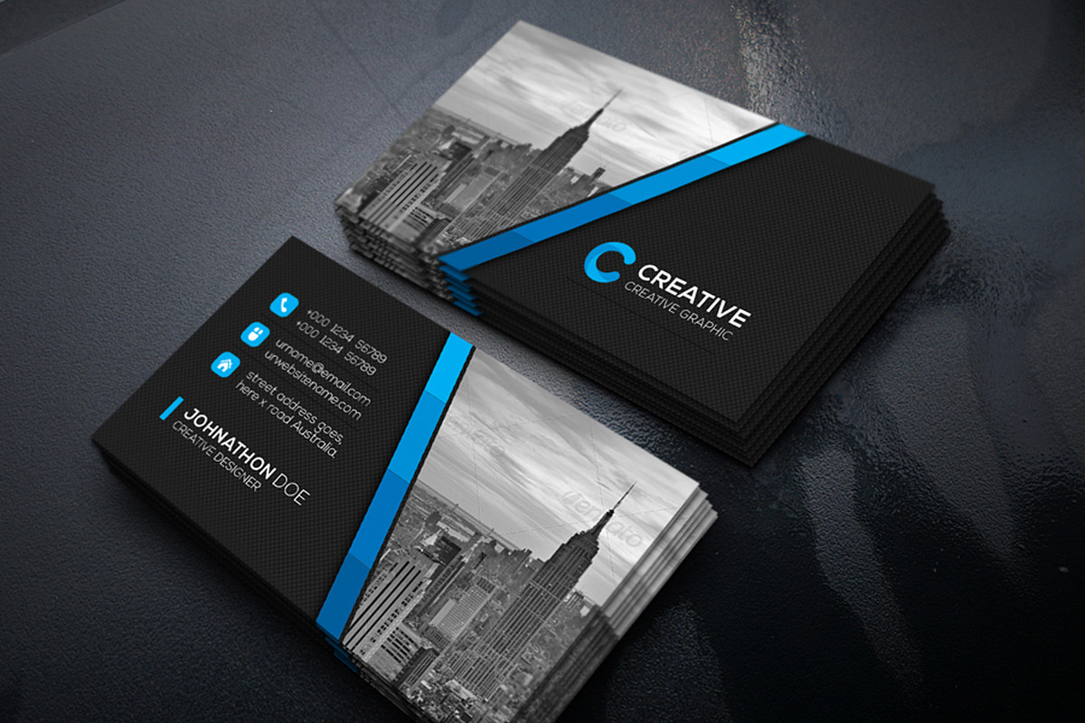 Corporate Business Card, a Business Card Template by Creative_Arts (Photo 4 of 4)