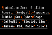 Perupa Mono | Polygonal Monospace, a Sans Serif Font by Wahyu & Sani Co. (Thumbnail 3 of 14)
