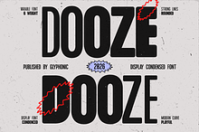 GC Dooze - Display Condensed Sans