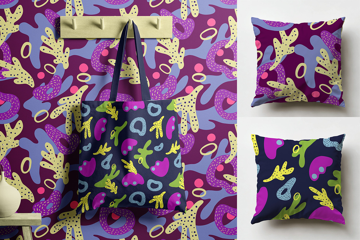 Bold Abstract Seamless Pattern Set, a Pattern Graphic by Asya Melkonyan Patterns (Photo 8 of 16)