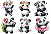 Panda, Baby Panda, Little Panda, an Illustration by Designworld (Thumbnail 2 of 6)