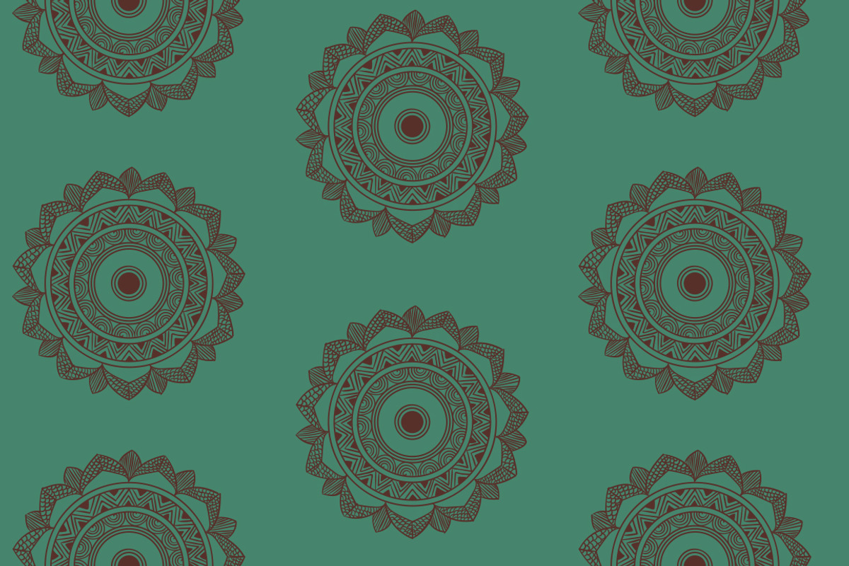 10 seamless indian patterns, a Pattern Graphic by Swathi Kirthyvasan (Photo 4 of 7)