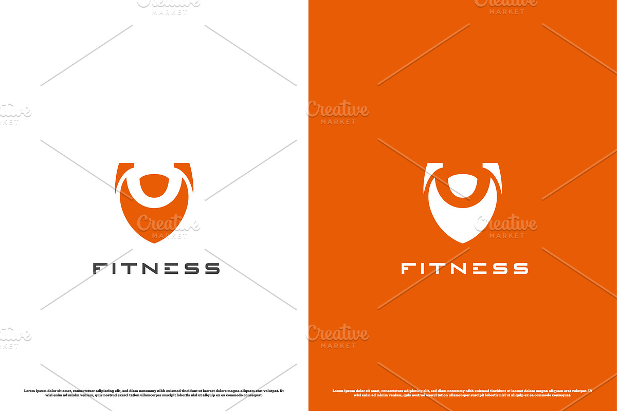 Fitness Badge Logo Design Icon, a Branding & Logo Template by Morvana Crew