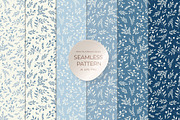 Blue neutral seamless pattern set, a Pattern Graphic by Cozy pattern shop (Thumbnail 1 of 3)