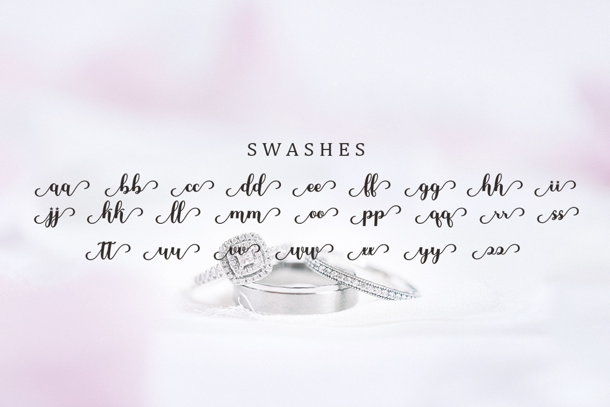 Jawelery Script, a Script Font by Bosstype Studio (Photo 6 of 8)