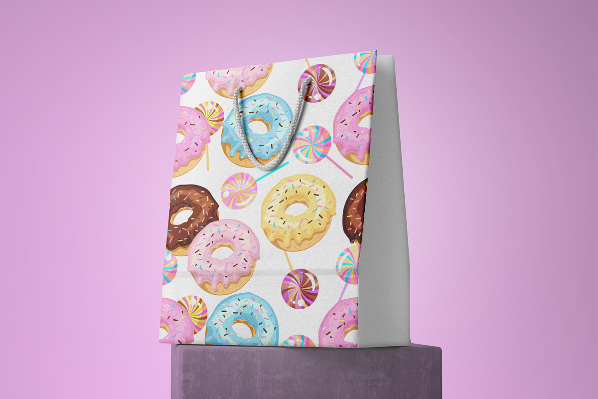Donuts Pattern, a Pattern Graphic by Digital Studio (Photo 4 of 6)