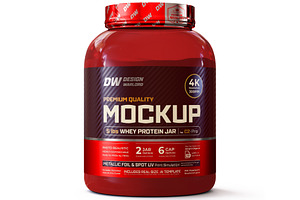 5lb Whey Protein Jar Mockup C2-Pro