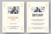 Funeral Program Template, a Stationery Template by ContestDesign (Thumbnail 1 of 4)