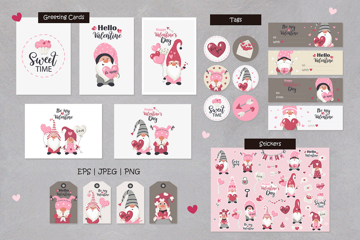 Valentine's Gnome Collection, a Graphic by Nafanya (Photo 9 of 10)