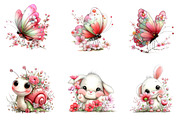 Whimsical Spring Clipart, an Illustration by CreationArt (Thumbnail 2 of 7)