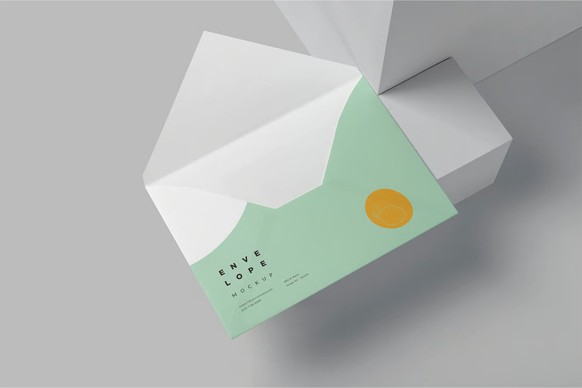 Envelope Mockup Set, a Packaging Mockup by megostudi0 (Photo 5 of 7)