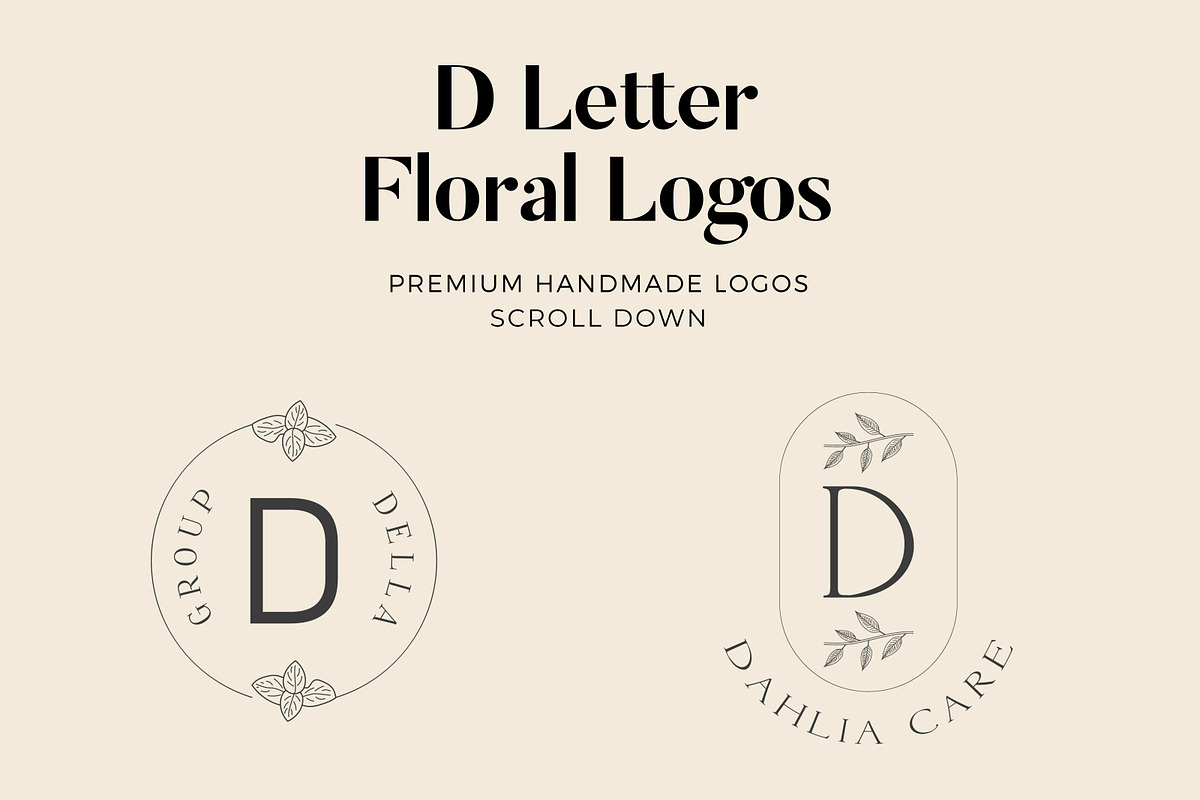520 A to Z Floral Logos Bundle, a Branding & Logo Template by AN Productions (Photo 25 of 223)