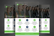 Corporate Business Flyer Template, a Flyer Template by AfzaalGraphics (Thumbnail 1 of 4)