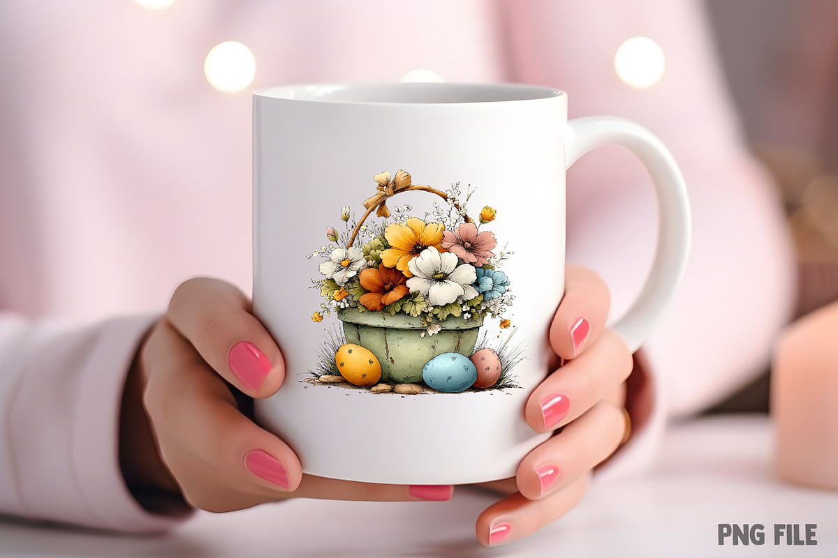 Spring Easter Watercolor Clipart, an Illustration by Craft Nest (Photo 8 of 11)