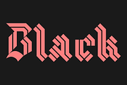 Wildkor - Blackletter Stripe Font, a Blackletter Font by Gittype (Thumbnail 4 of 13)