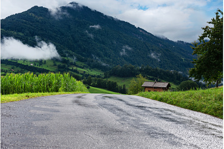 Beautiful mountains and clouds in, a Nature Photo by Beautiful things