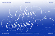 Gotham Calligraphy, a Script Font by IM Studio (Thumbnail 1 of 9)