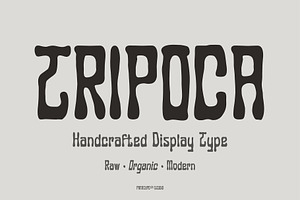 Tripoca – Handcrafted Display Font