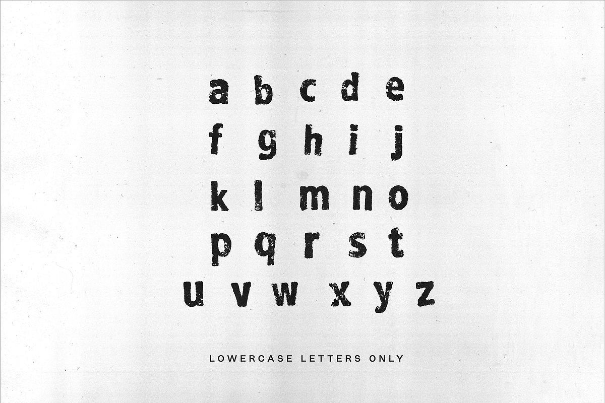 Inkstamp Display Font, a Sans Serif Font by GRPXSTORE (Photo 4 of 4)
