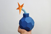 DIY Cannon Bomb - 3d papercraft, a Templates & Theme by PAPER amaze (Thumbnail 4 of 5)