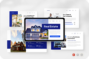 Real Estate PowerPoint, a Presentation Template by Annora Studio (Thumbnail 1 of 5)