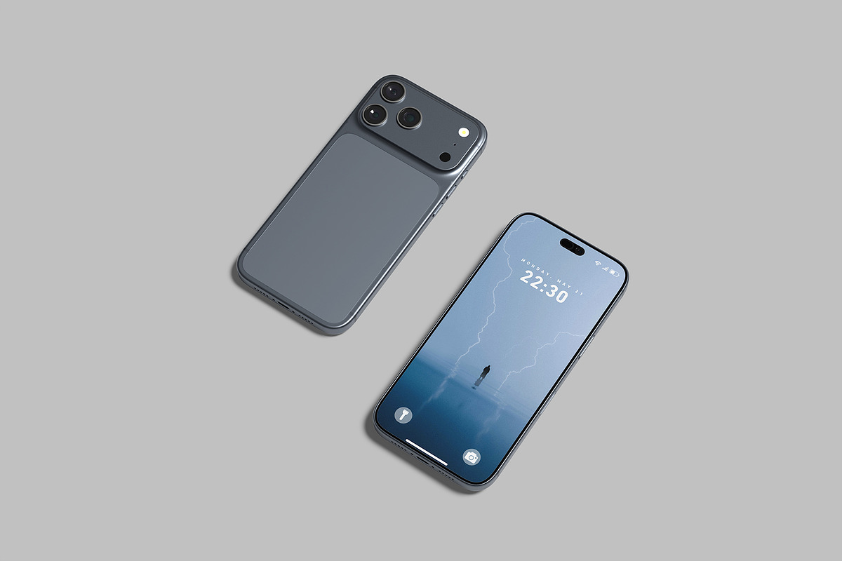 Iphone 18 Promax Screen Mockup, an iPhone Mockup by lamorastudio (Photo 8 of 11)