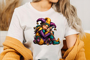 Watercolor Mardi Gras Clipart Bundl, an Illustration by SVGArt (Thumbnail 7 of 8)