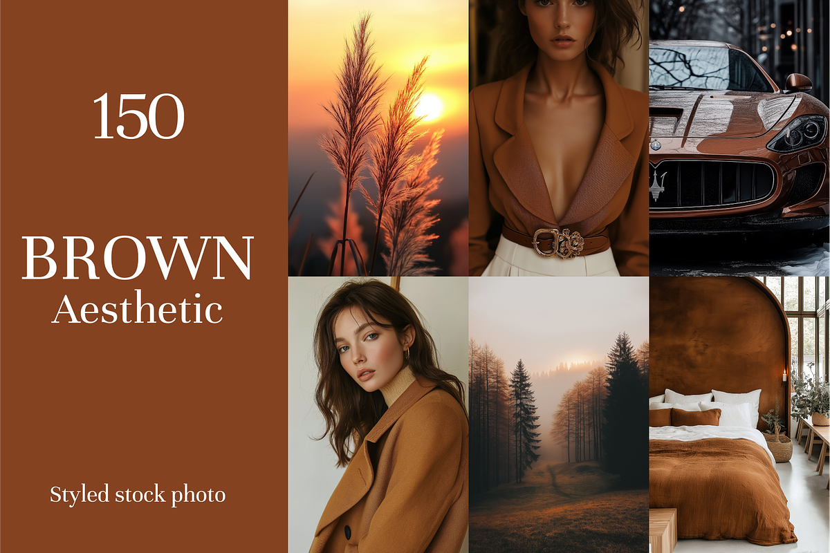 Brown Aesthetic - 150 Stock Photo, a Beauty & Fashion Photo by Digital Blood (Photo 1 of 12)