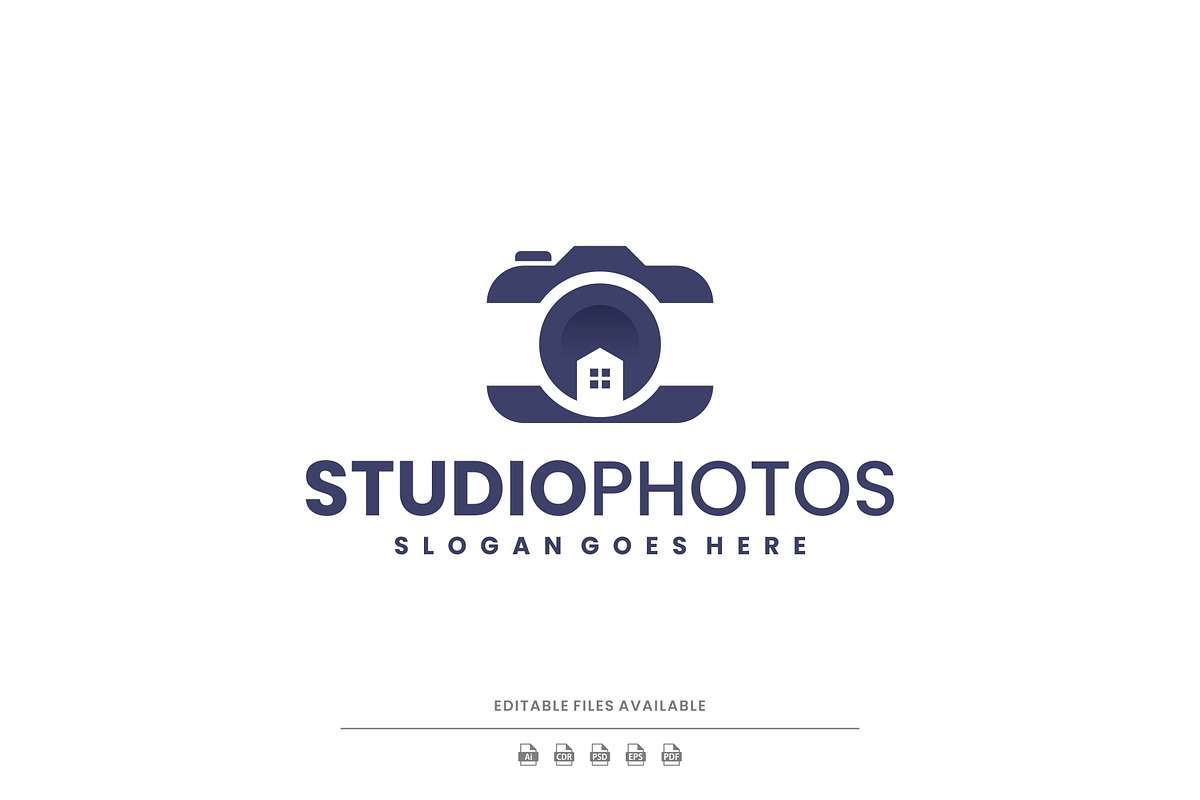 Minimal Camera and House Icon Logo, a Branding & Logo Template by Artnivora.Std (Photo 2 of 4)