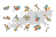 Europe Countries Vector Map, an Object Graphic by Nazim's Shop (Thumbnail 7 of 8)