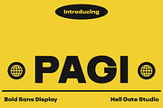 Pagi Modern Sans Serif Font, a Sans Serif Font by GRVS Studio (Thumbnail 1 of 13)