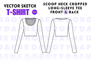 Long Sleeve Cropped Fitted T-Shirt, an Object Graphic by Doroty Dafne Designs (Thumbnail 2 of 7)