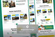 Tour & Booking Landing Page UI Kit, a Landing Page Template by twinstd (Thumbnail 4 of 5)