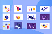 Technology business isometric bundle, a Technology Illustration by foxndeer (Thumbnail 3 of 4)