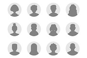 Set of grayscale silhouette icons, an Icon by Yayasya (Thumbnail 2 of 3)
