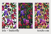 Iris Floral, Luxury Patterns, a Pattern Graphic by lukodje (Thumbnail 4 of 6)
