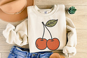Trendy Cherry Retro Aesthetic, an Illustration by SharpMarketplace (Thumbnail 8 of 9)