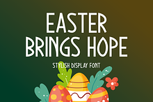 Easter Brings Hope Typeface