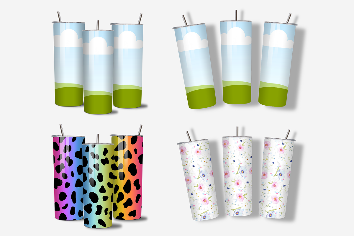 20oz Tapered Tumbler Mockup Canva, a Cups & Container Mockup by NoemieDesigns (Photo 3 of 5)