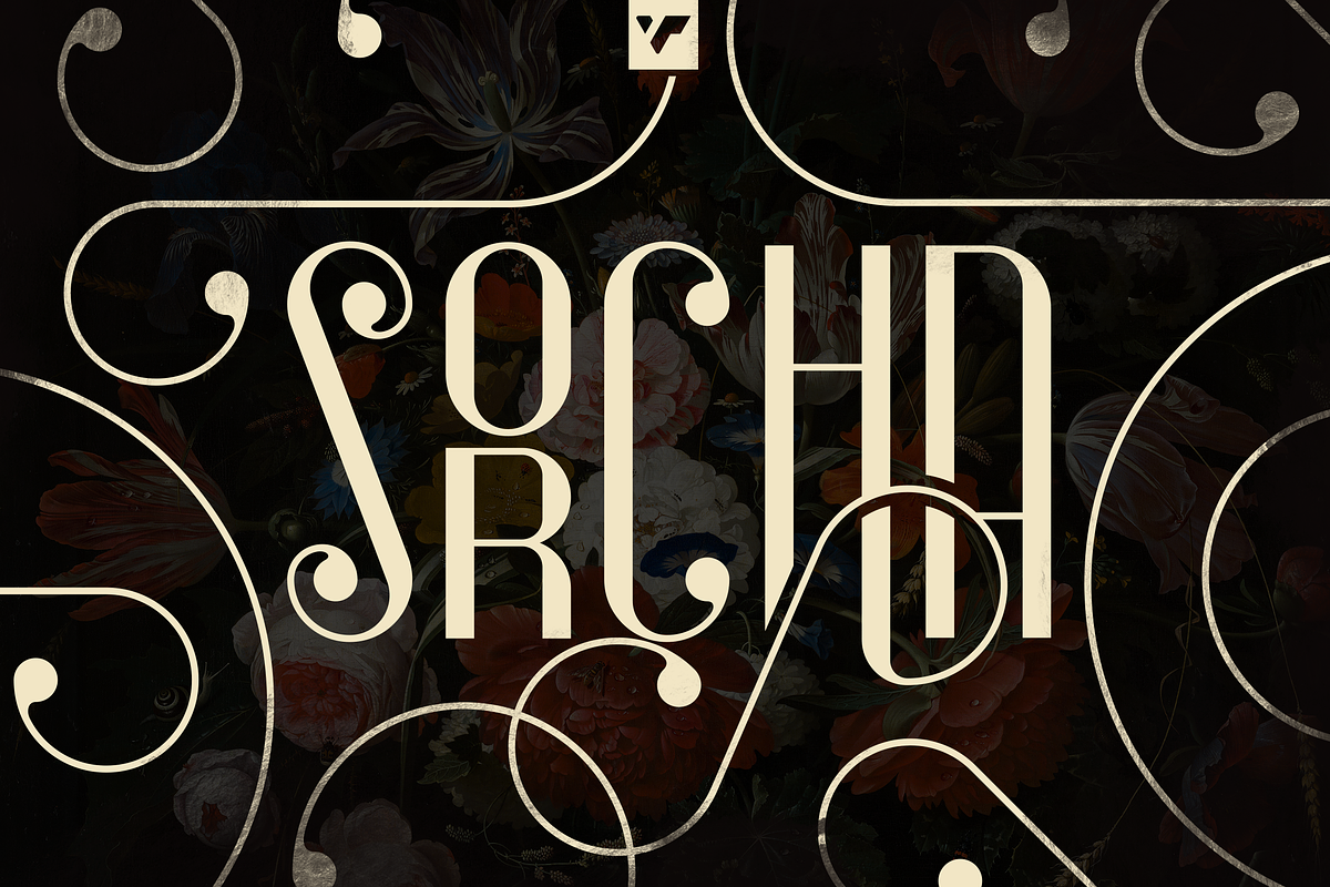 Sorcha Display font + Swashes, a Font by VP Fonts (Photo 1 of 14)